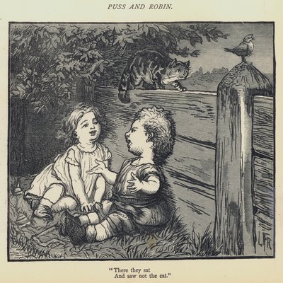 Puss und Robin von Lorens Frolich
